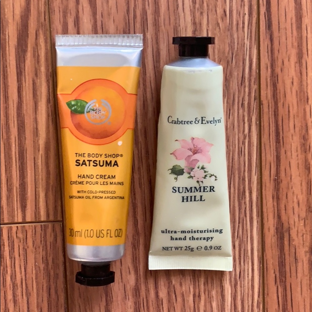Crabtree&Evelyn Summer Hill + TheBodyShop Satsuma